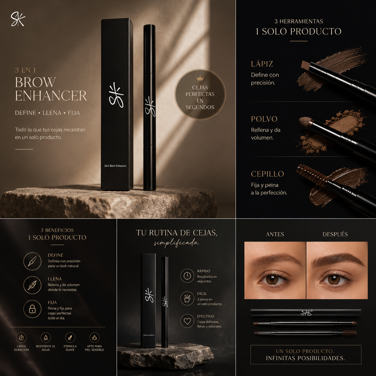 Master Brows 3 en 1