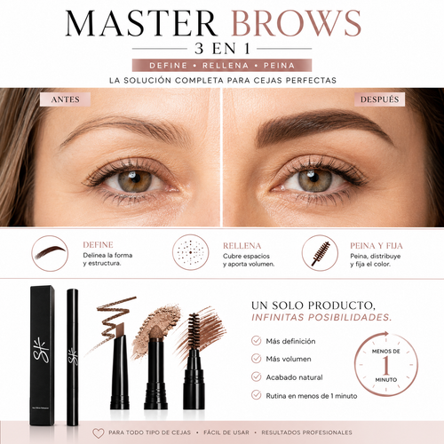 Master Brows 3 en 1
