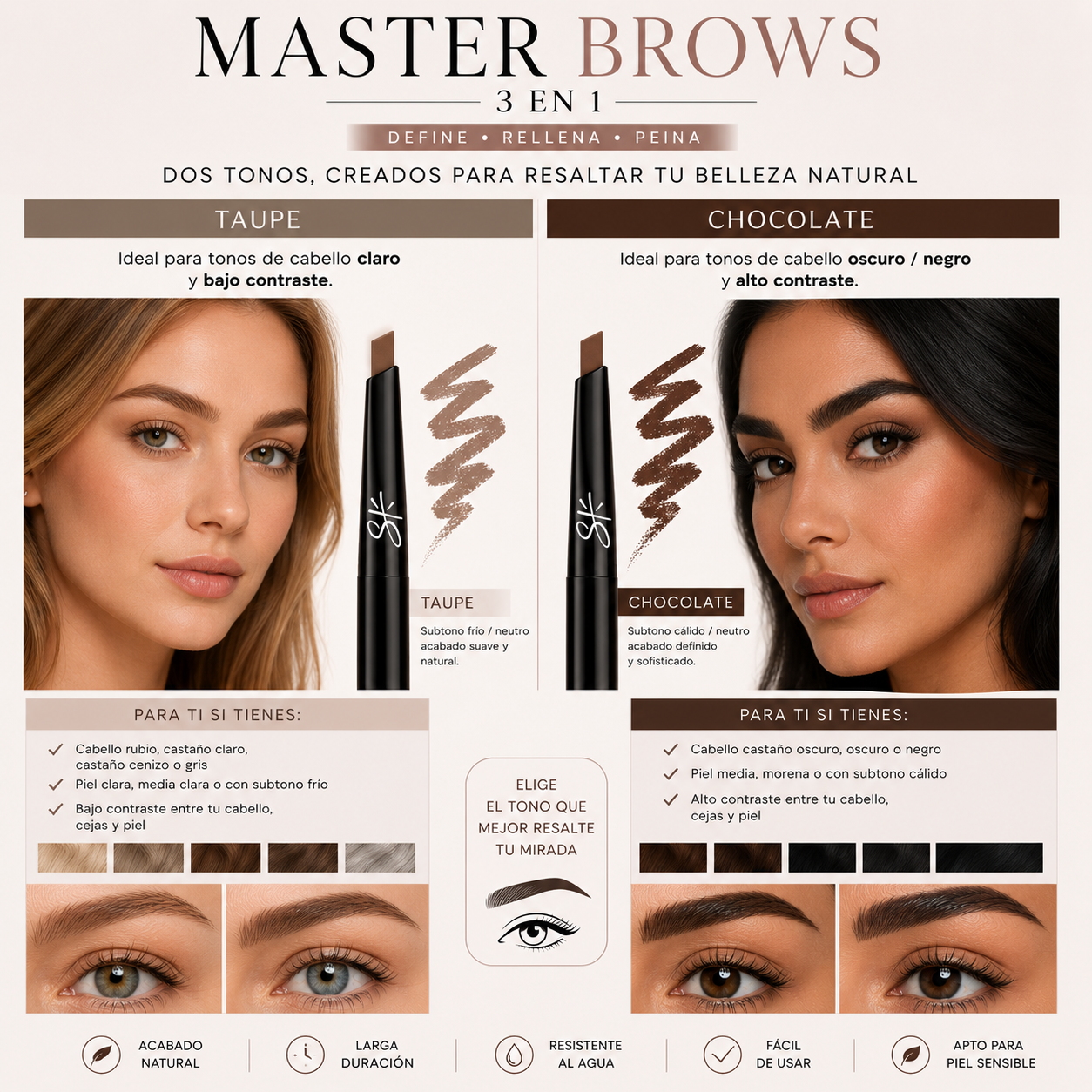 Master Brows 3 en 1